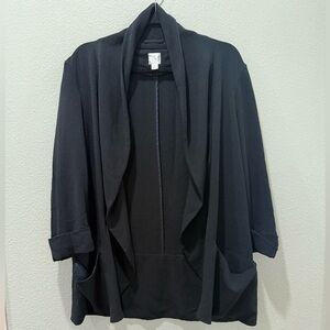 🖤 LC Lauren Conrad Black Textured Cardigan / Blazer – Size 10